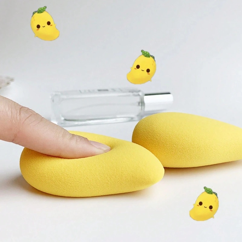 12/2pcs Mango Shape Soft Makeu - огляд і ціна Beauty Makeup Foundation