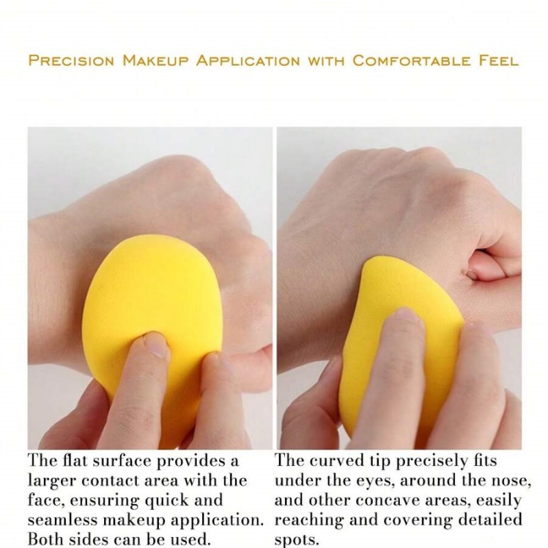 12/2pcs Mango Shape Soft Makeu - огляд і ціна Beauty Makeup Foundation