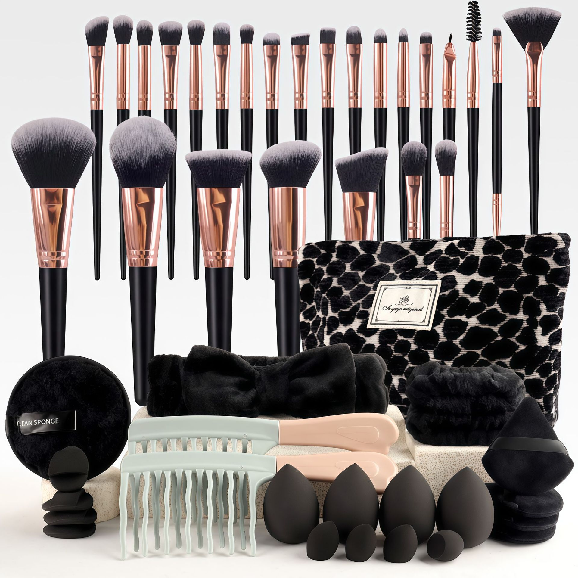 Makeup Brush Set Chic Fragranc - огляд і ціна Beauty Bag Makeup