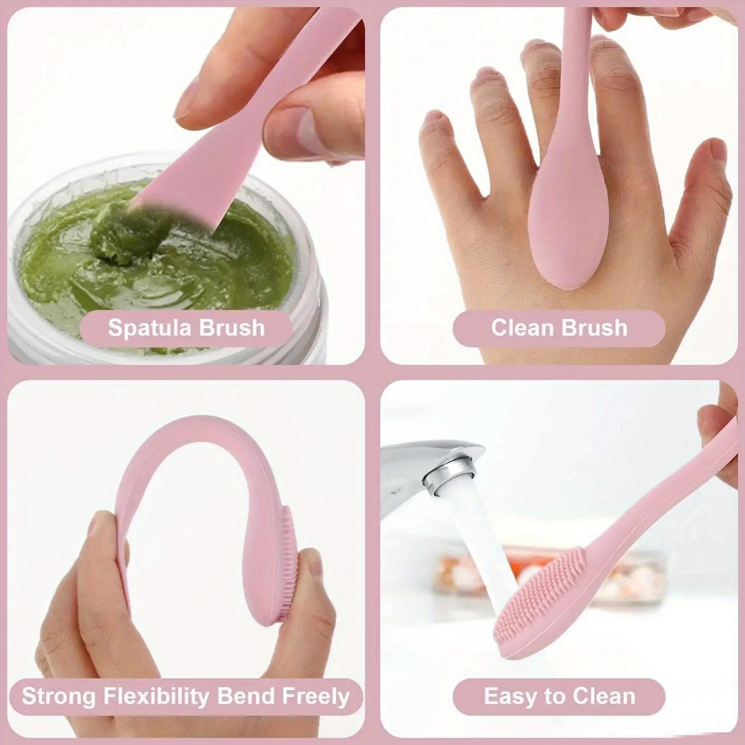 Double Head Facial Mask Brush  - огляд і ціна Beauty Makeup Artist