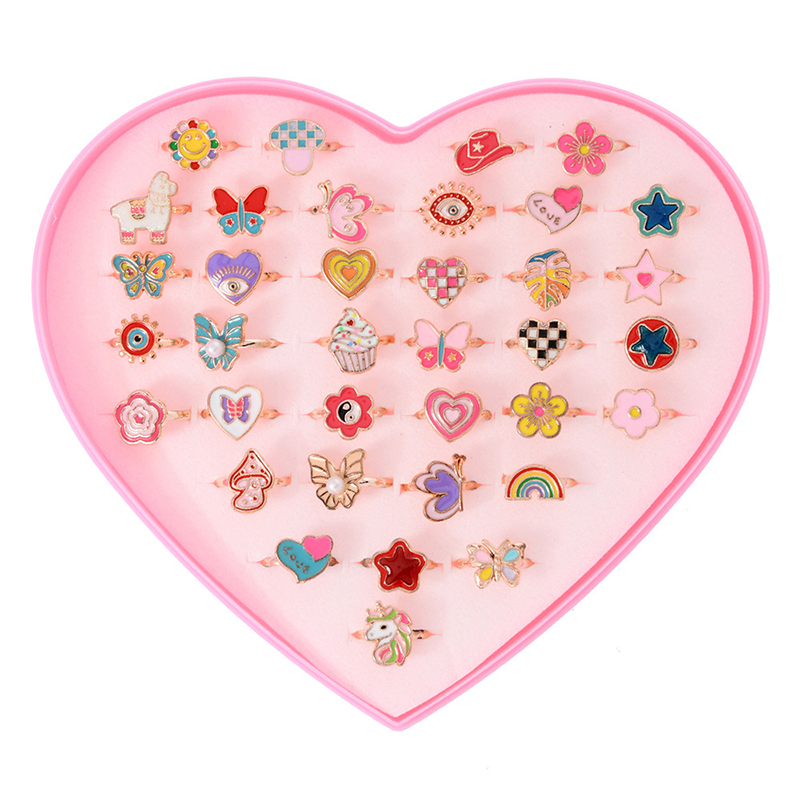 6/12/36pcs Adjustable Rings fo - огляд і ціна Beauty Makeup Kids
