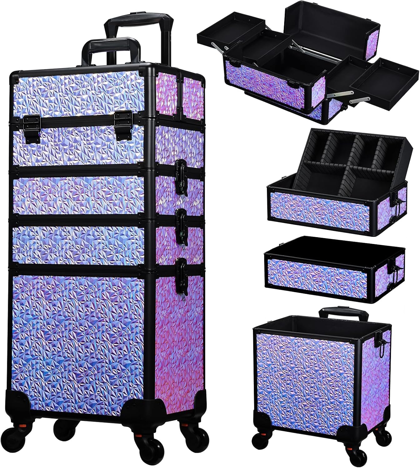 Rolling Makeup Train Case, Lar - огляд і ціна Beauty & Makeup Katia Di Paola