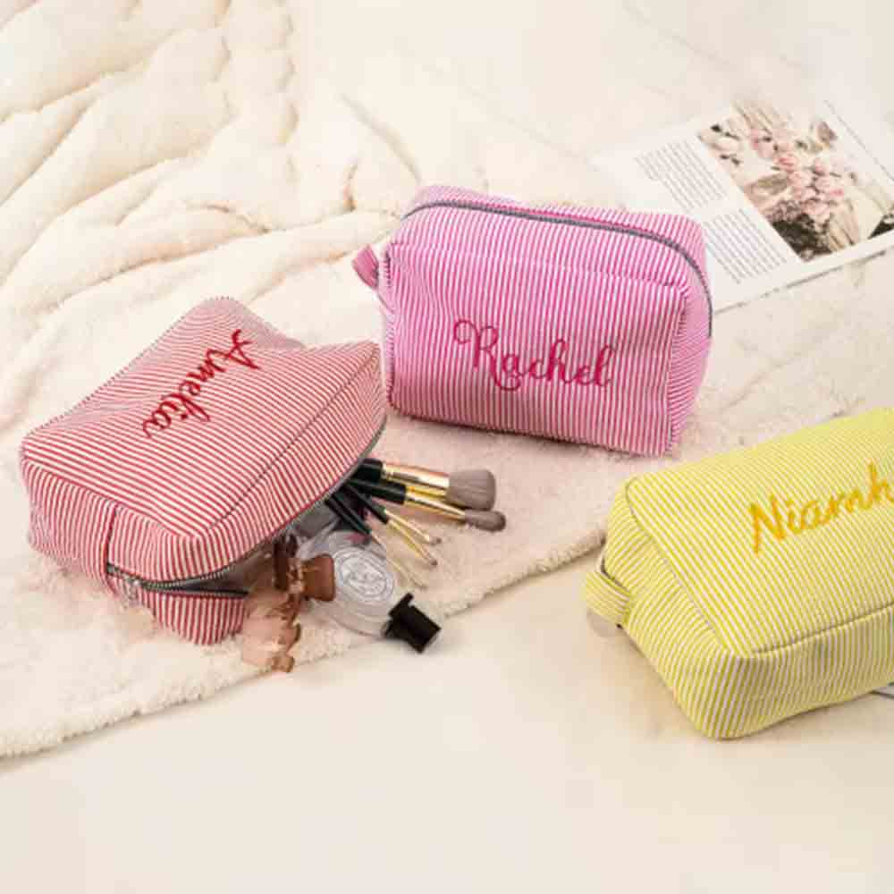 Embroidered Name Striped Makeu - огляд і ціна Beauty Makeup Names