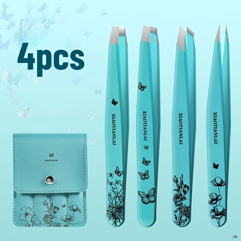 4Pcs Tiffany Blue Butterfly Fl - огляд і ціна Beauty Bag Makeup