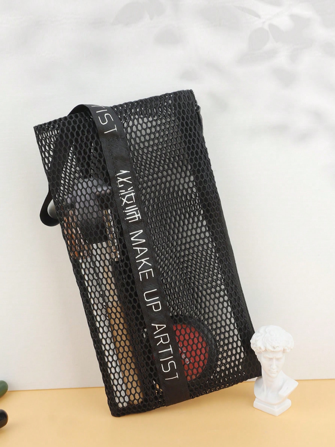 1 Pcs Mesh Makeup Bag Zipper C - огляд і ціна Beauty Bag Makeup
