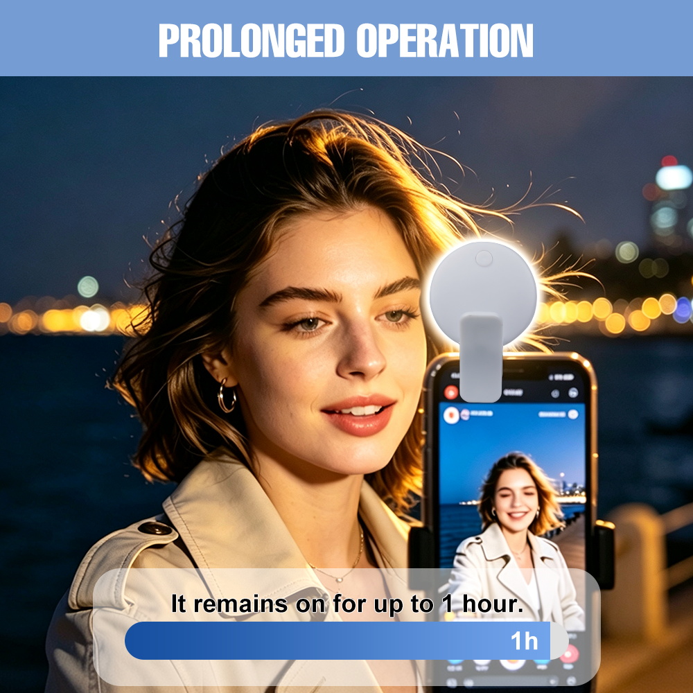 Portable Clip On Selfie Fill L - огляд і ціна Beauty No Makeup
