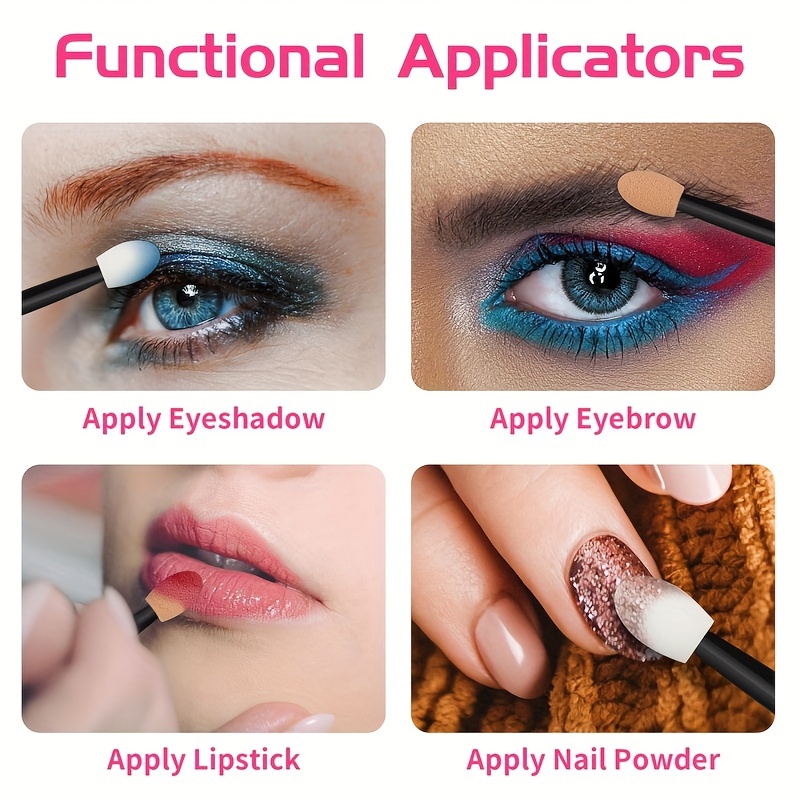 5/10Pcs Eyeshadow Applicator D - огляд і ціна Beauty Makeup Artist