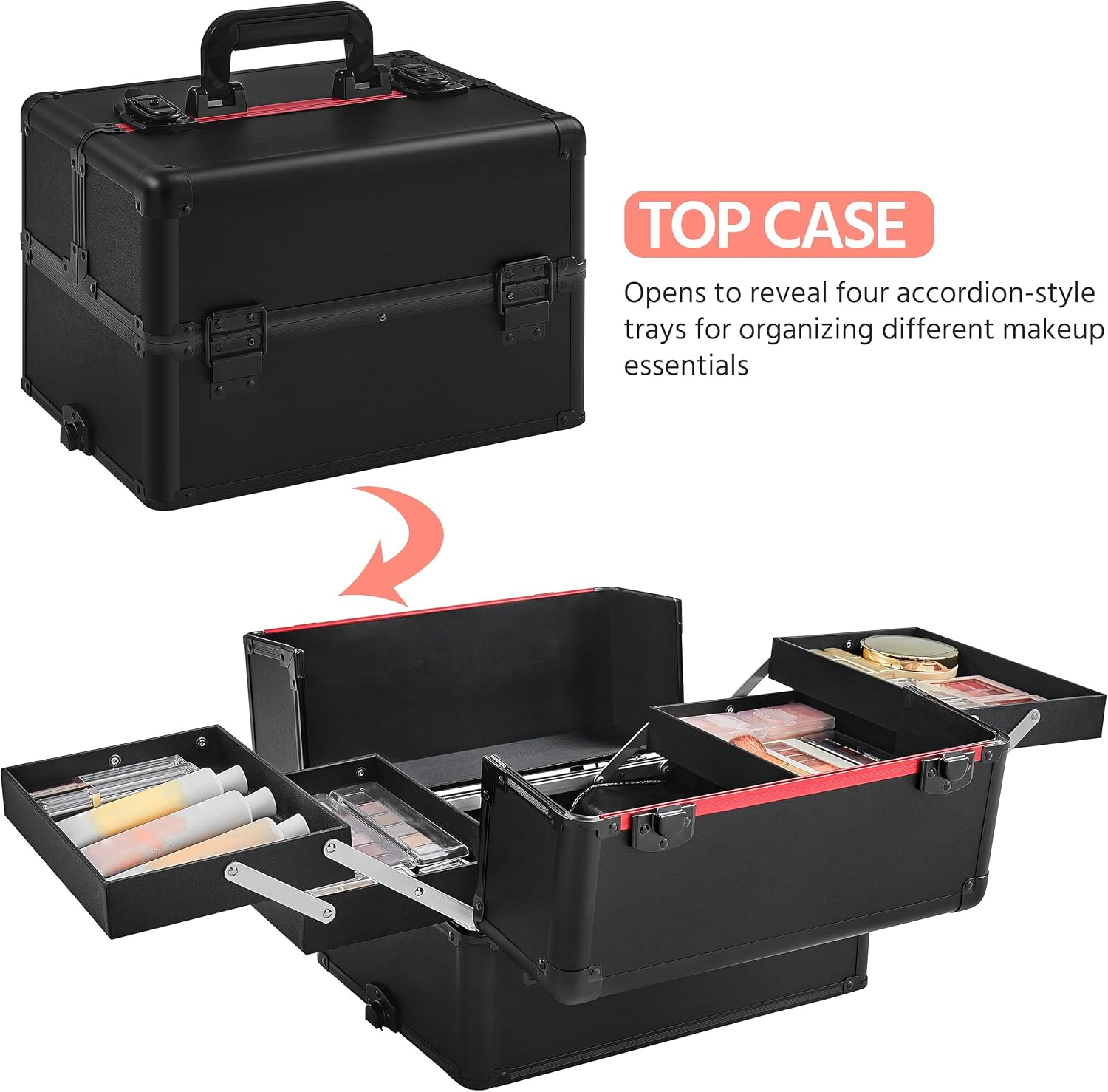 Rolling Makeup Train Case, Cos - огляд і ціна Beauty & Makeup Katia Di Paola