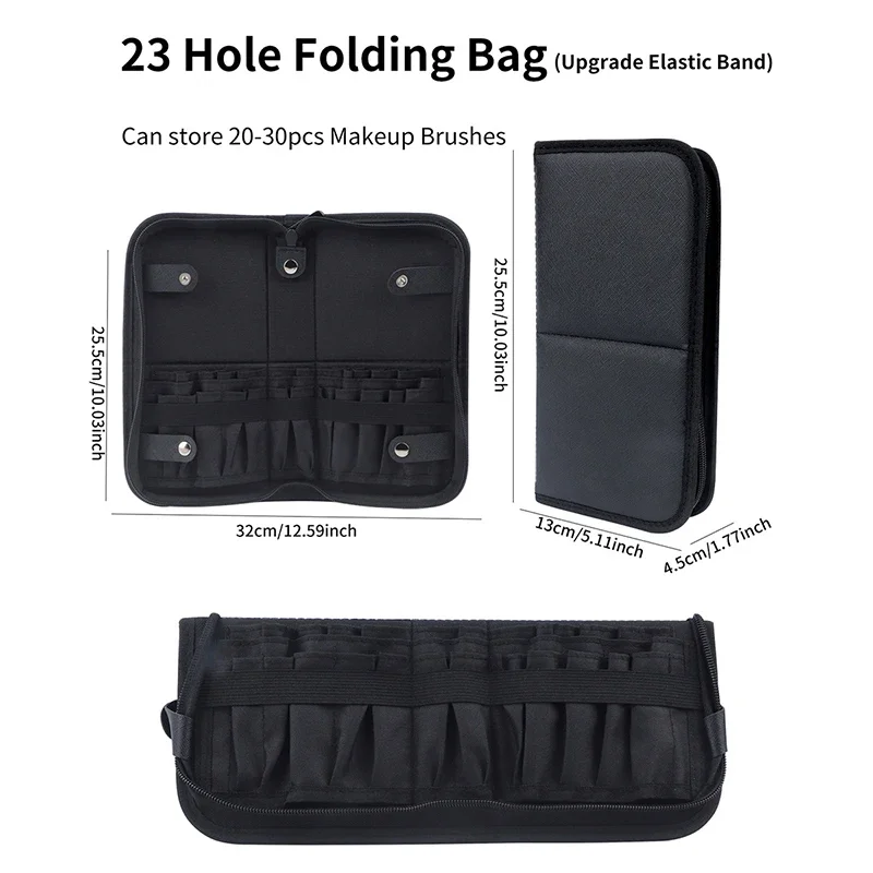 29/23 Holes Foldable Makeup Br - огляд і ціна Beauty Bag Makeup