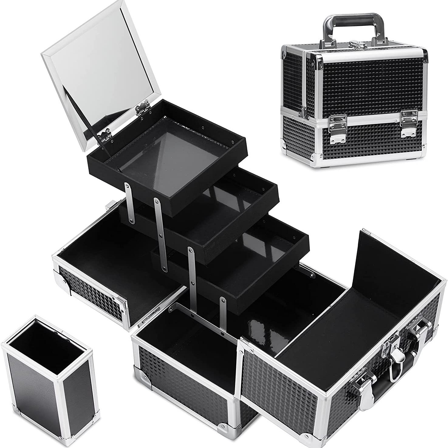 2026 3-Tray Aluminum Makeup Ca - огляд і ціна Beauty Makeup Artist