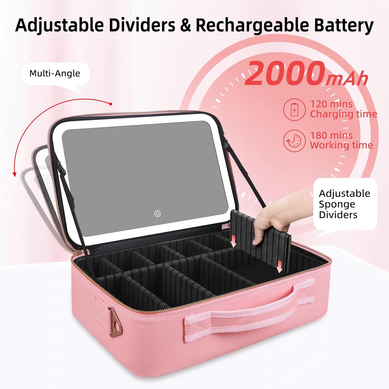 Large Capacity Makeup Bag 15'' - огляд і ціна Beauty Bag Makeup